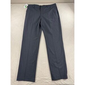 Perry Ellis Portfolio Dress Pants Mens 36x34 Grey NWT Modern Fit Flex Stretch